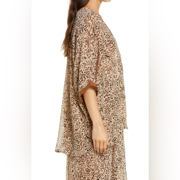 Free People Intimately Animal Print High Low Cover Up - Picture 7 of 12